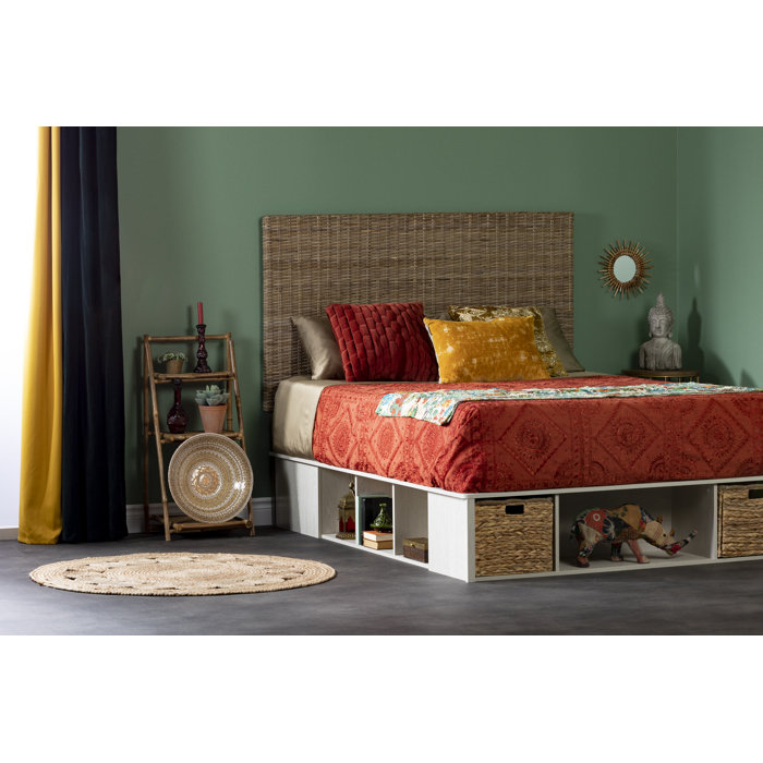 South Shore Lilak Rattan Headboard & Reviews Wayfair